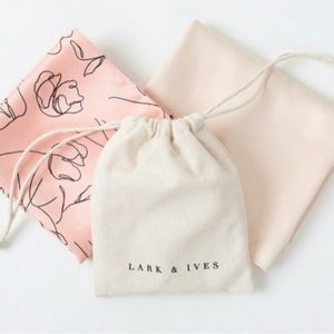 Lark & Ives Minimalist Hair Scarf Set NWT